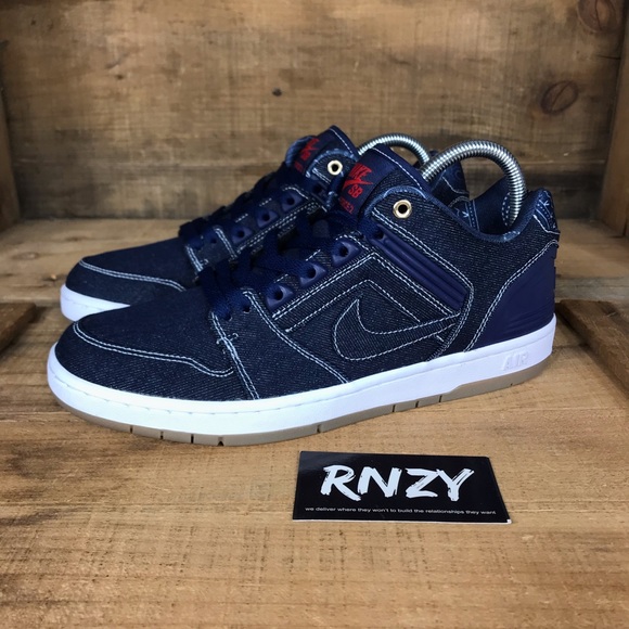 NEW Nike SB Air Force II Low Binary Blue - Picture 3 of 7